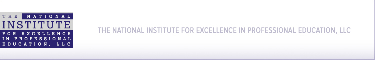 The National Institute for Excellence in Professional Education